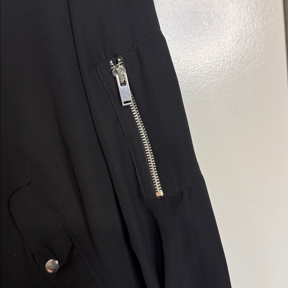 Zara Basic Collection Black Cropped Jacket - image 4